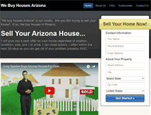 Tablet Screenshot of codybuyshouses.com